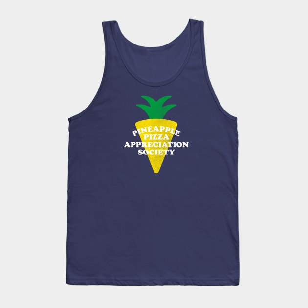 Pineapple Pizza Appreciation Society Tank Top by daparacami